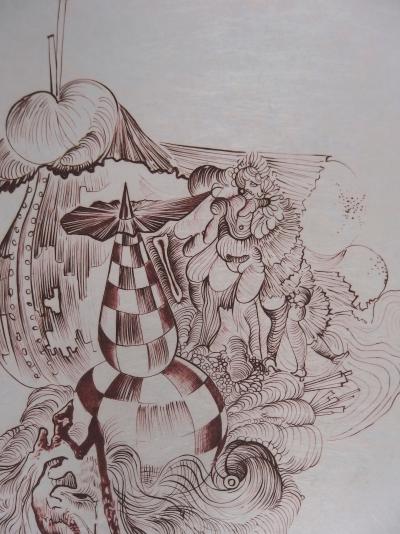 Hans BELLMER - Rêve surréaliste, Gravure originale, Signée 2
