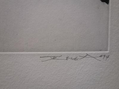 Zao WOU-KI : O grâce prodigue 1994 - Gravure originale à l’aquatinte, signée 2