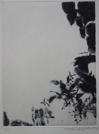 Zao WOU-KI : Mon œil, le voici peintre, 1994 - Gravure originale à l’aquatinte, signée 2