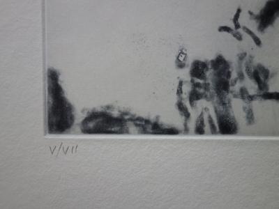 Zao WOU-KI : Mon œil, le voici peintre, 1994 - Gravure originale à l’aquatinte, signée 2