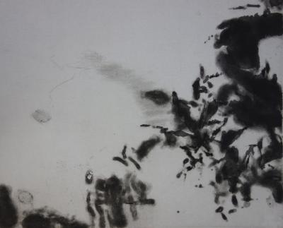 Zao WOU-KI : Mon œil, le voici peintre, 1994 - Gravure originale à l’aquatinte 2