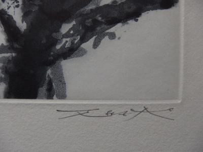 Zao WOU-KI : Composition abstraite, 1996 - Gravure originale signée 2