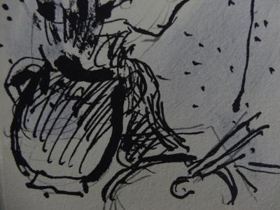 Marc CHAGALL - Le peintre à la palette 1977, lithographie 2