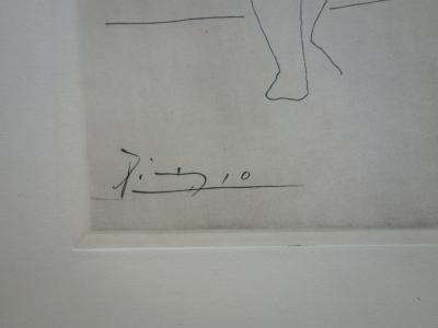 Pablo PICASSO (d’après) : Dialogue sur la danse - Gravure signée dans la planche, 1940 2