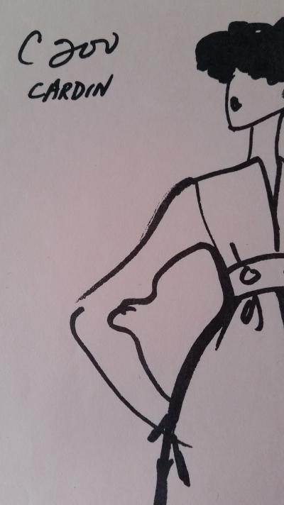 Pierre Cardin - Croquis veste - white coat 2