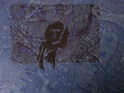 LEE Hang Sung : Le marin solitaire - Gravure sur bois originale Signée (1987) 2