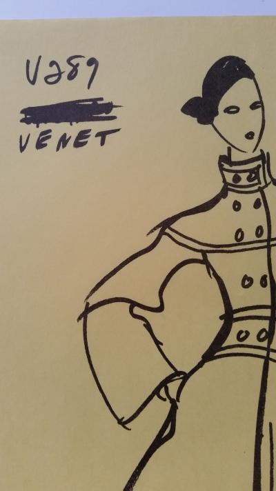 Philippe Venet - Croquis veste 2