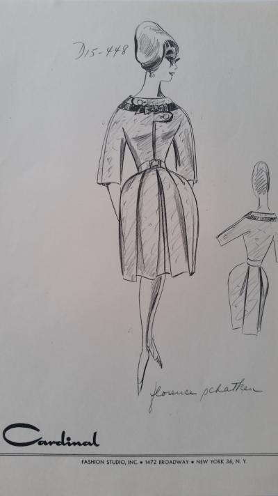 Florence Schatken - Croquis robe 2
