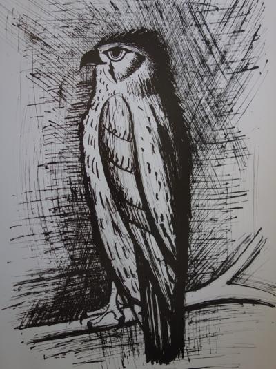Bernard BUFFET : Le Faucon - Affiche originale signée au stylo 2