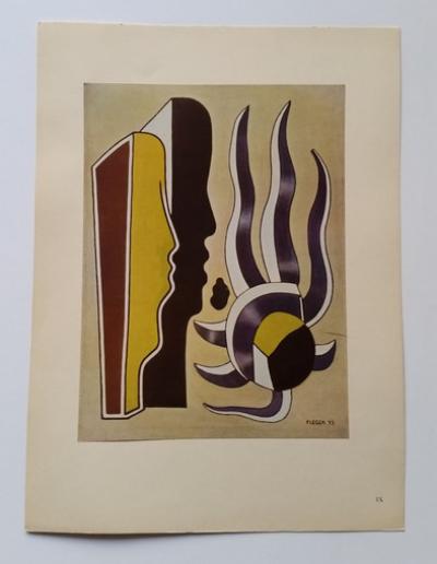 Fernand LÉGER (d’après) - Composition aux deux profils, 1933 - Lithographie 2