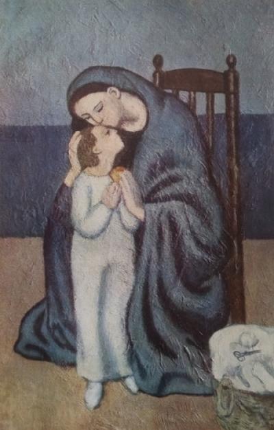 Pablo Picasso (d’après) - Maternité 1901 du peintre Pablo Picasso 2