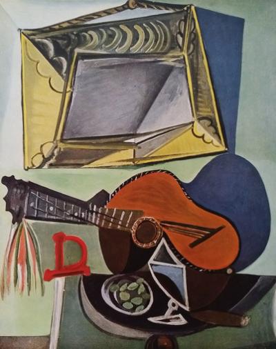 Pablo Picasso (d’après) - Nature morte à la guitare 1942 du peintre Pablo Picasso 2