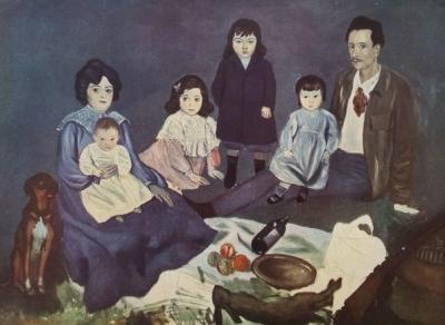 Pablo Picasso (d’après) - Le déjeuner sur l’herbe de la famille Soler 1903 du peintre Pablo Picasso 2