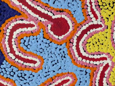 Peinture aborigène d’Australie, Paddy Stewart JAPALTJARRI, 