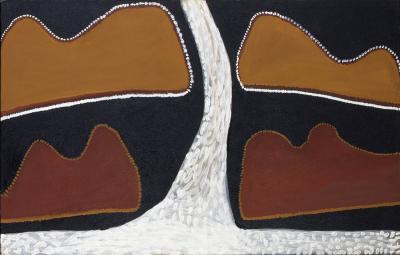 Peinture aborigène d’Australie, Paddy CARLTON, 