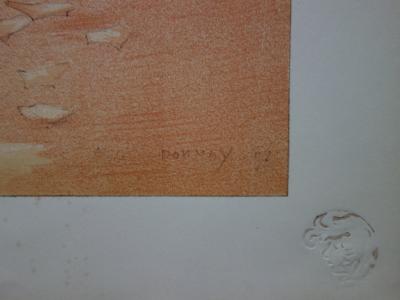 Auguste Donnay - Artémis, Lithographie originale  signée (1897) 2