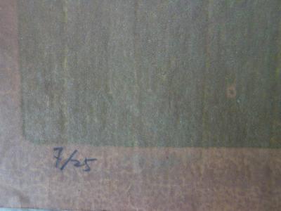 LEE Hang Sung - Totem anthropomorphe - Gravure sur bois originale Signée (1975) 2