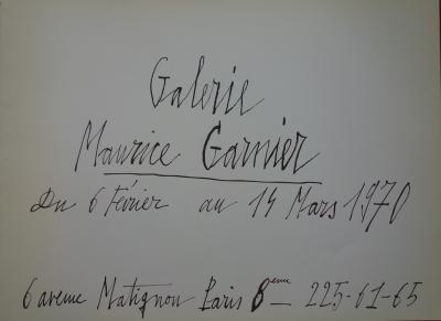 Bernard BUFFET : Chateaux de la Loire, Catalogue Galerie Garnier 1970 2