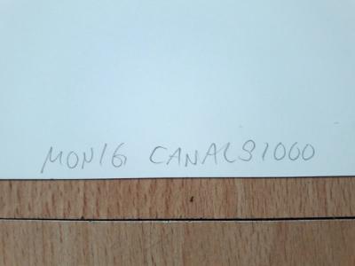 Jacques MONORY - Monig Canal91000 - Impression offset signée et numérotée 2