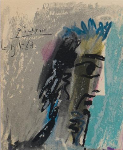 Pablo PICASSO (1881-1973) - Le peintre et son modèle, Lithographie signée 2