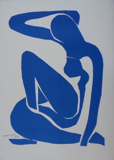 Henri MATISSE (1869-1954) - Nu bleu assis, Lithographie 2