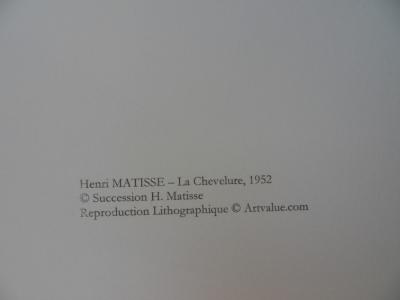 Henri MATISSE (1869-1954) - La chevelure, Lithographie 2