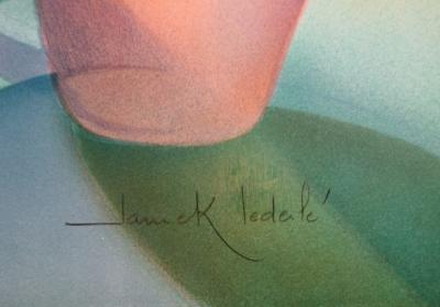 Janick LEDERLE : La cueillette - Lithographie originale signée 2
