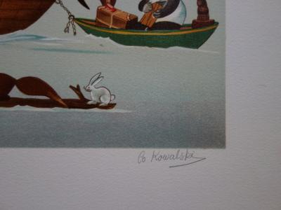 Kowalski : L’Arche de Noé - Lithographie originale signée (Art Naïf) 2
