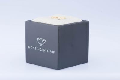 Bague solitaire en or jaune 18 ct 1 diamant env. 0,07 ct 2
