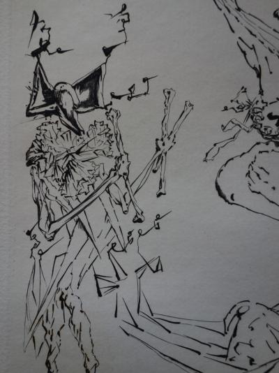 Salvador Dali : La procession fantasque - Gravure originale signée 2