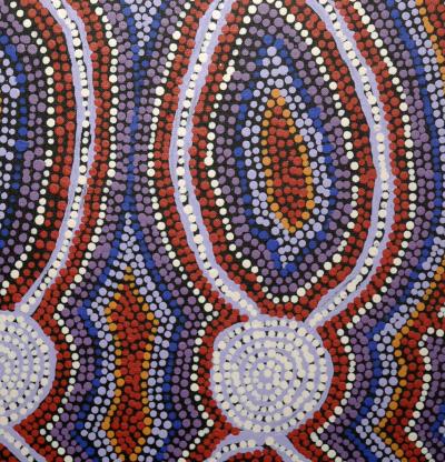 Peinture aborigène, Helen Reed NUNGARRAYI, 