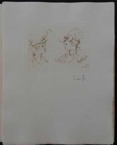 Leonor FINI - Les coquettes - Gravure originale signée 2