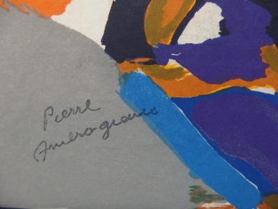 Pierre AMBROGIANI - Retour des champs - Lithographie originale signée 2