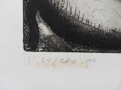 Georges ROUAULT (1871-1958) - Deux femmes - Gravure originale 1918 signée au crayon 2