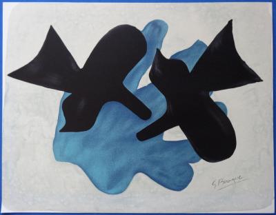 Georges BRAQUE - Le couple d’oiseaux - Lithographie signée 2