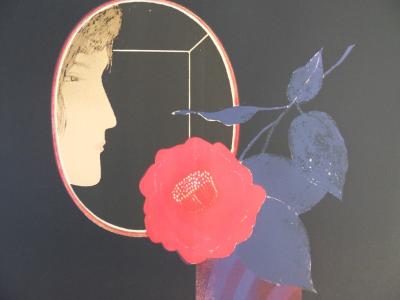 GARCIA-FONS - Femme à la rose - Lithographie signée 2
