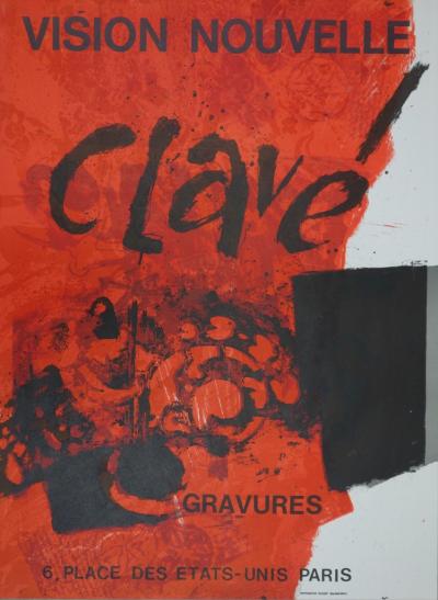 Antoni CLAVE Intérieur : Fleurs abstraites - Lithographie originale signée, 1975 2