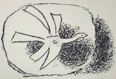 Georges BRAQUE - Oiseau noir - Gravure signée au crayon 2