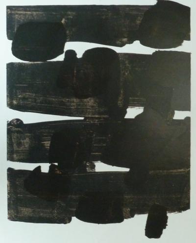 Pierre SOULAGES - Lithographie n°12, Lithographie originale - 1964 2