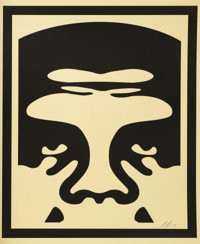 Obey Giant dit, Shepard Fairey (USA, 1970) - tryptique sérigraphie 2