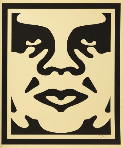 Obey Giant dit, Shepard Fairey (USA, 1970) - tryptique sérigraphie 2
