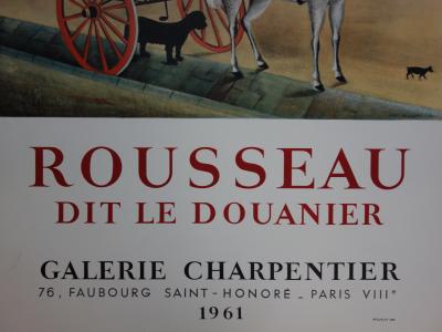 Henri ROUSSEAU (d’après) : Le Carosse - lithographie signée # Mourlot 1961 2