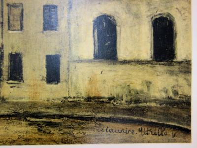 Maurice UTRILLO (d’après) - Vue sur Sacré-Cœur, Lithographie signée 2