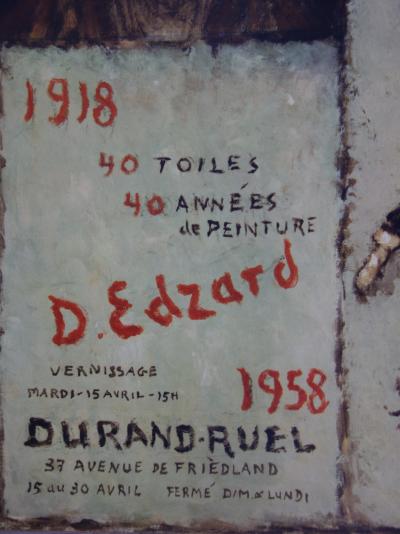 Dietz EDZARD - Le portrait à la flûte, affiche 2