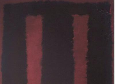 Mark ROTHKO : Seagram Murals, Black on Red - Lithographie 2