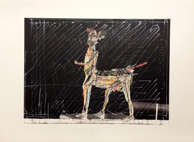 César BALDACCINI dit CESAR - « Centaure - Hommage à Picasso » - 1985 - Estampe 2