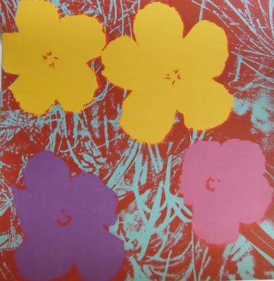 Andy WARHOL (d’après) - Poppy Flowers, 1980 - Sérigraphie 2