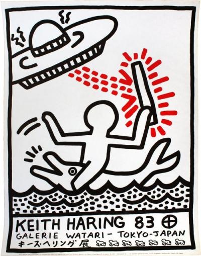 KEITH HARING GALERIE WATARI Poster d’exposition 2