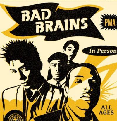 Shepard FAIREY (Obey) - Bad Brains Punk Showcase Rock For Light, Lithographie signée et numérotée 2
