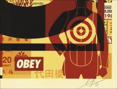Shepard FAIREY (Obey) - Face Collage 02 - Sérigraphie signée 2